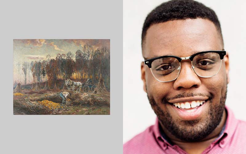 Husking Corn at Dusk by - Music by Rufus Ferguson
